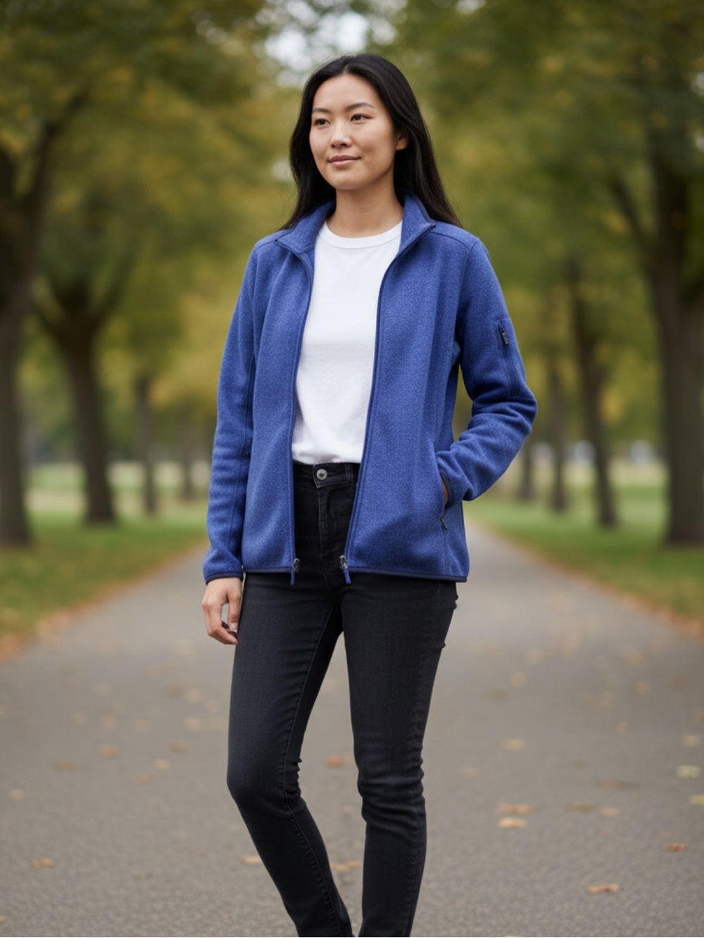 LL BEAN zip up fleece